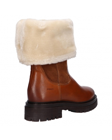 Boots GEOX  für Damen D04HRM 02246 D IRIDEA  C6001 COGNAC