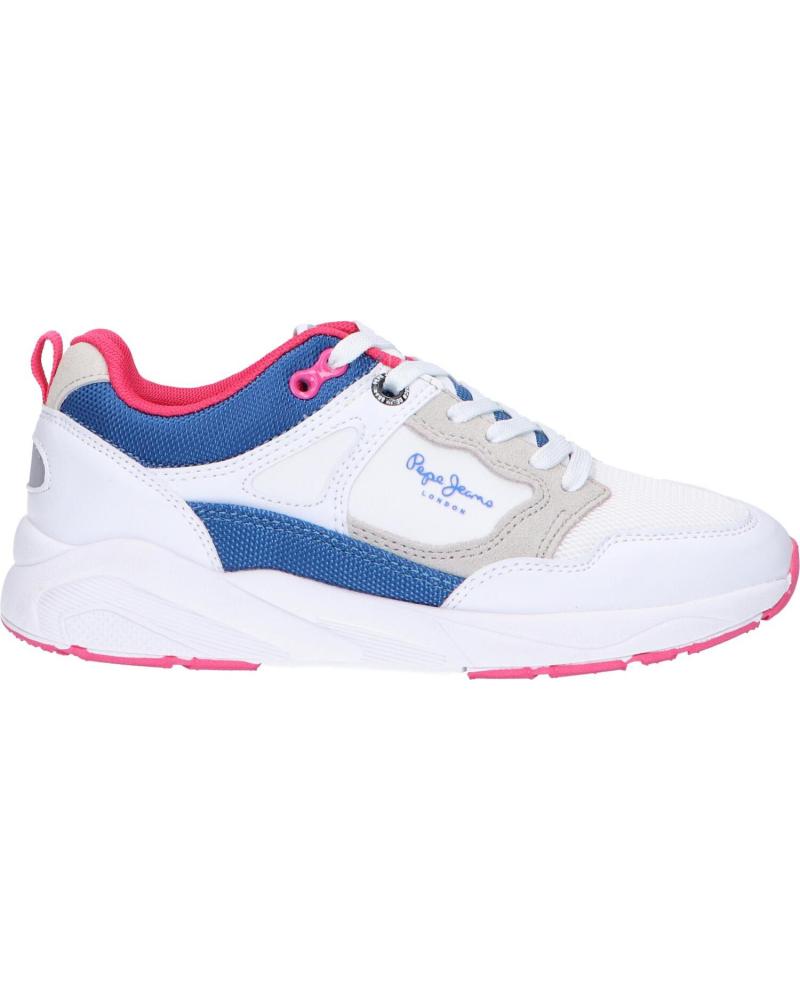 Scarpe sport per Donna e Bambina PEPE JEANS PGS30445 ORBITAL 800 WHITE