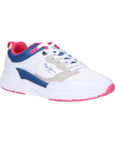 Scarpe sport per Donna e Bambina PEPE JEANS PGS30445 ORBITAL 800 WHITE