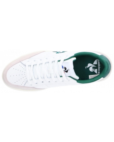 Zapatillas deporte LE COQ SPORTIF  pour Homme 2020313 COURT NET  OPTICAL WHITE-EVERGREEN