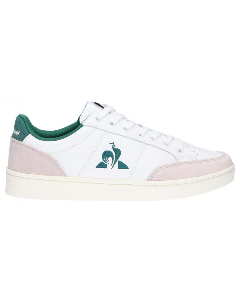 Zapatillas deporte LE COQ SPORTIF  pour Homme 2020313 COURT NET  OPTICAL WHITE-EVERGREEN