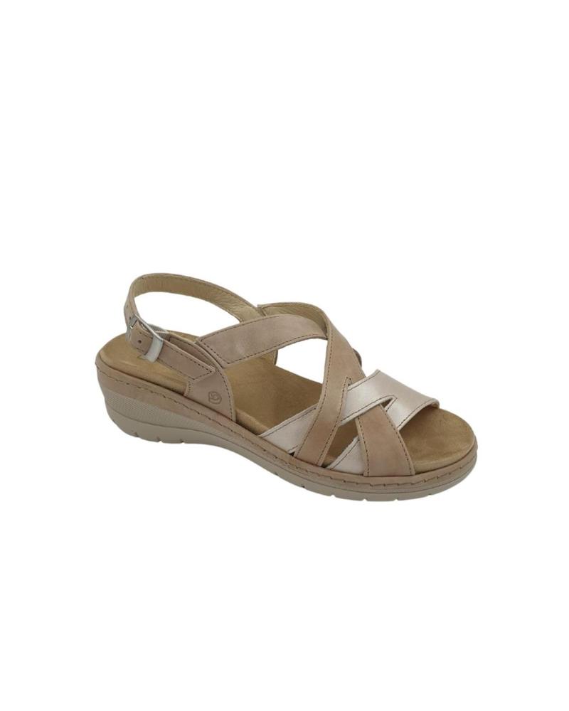 Sandalen für Damen SUAVE BY LEYLAND SANDALIA MUJER SUAVE TIRA CRUZADA  3254 BEIGE
