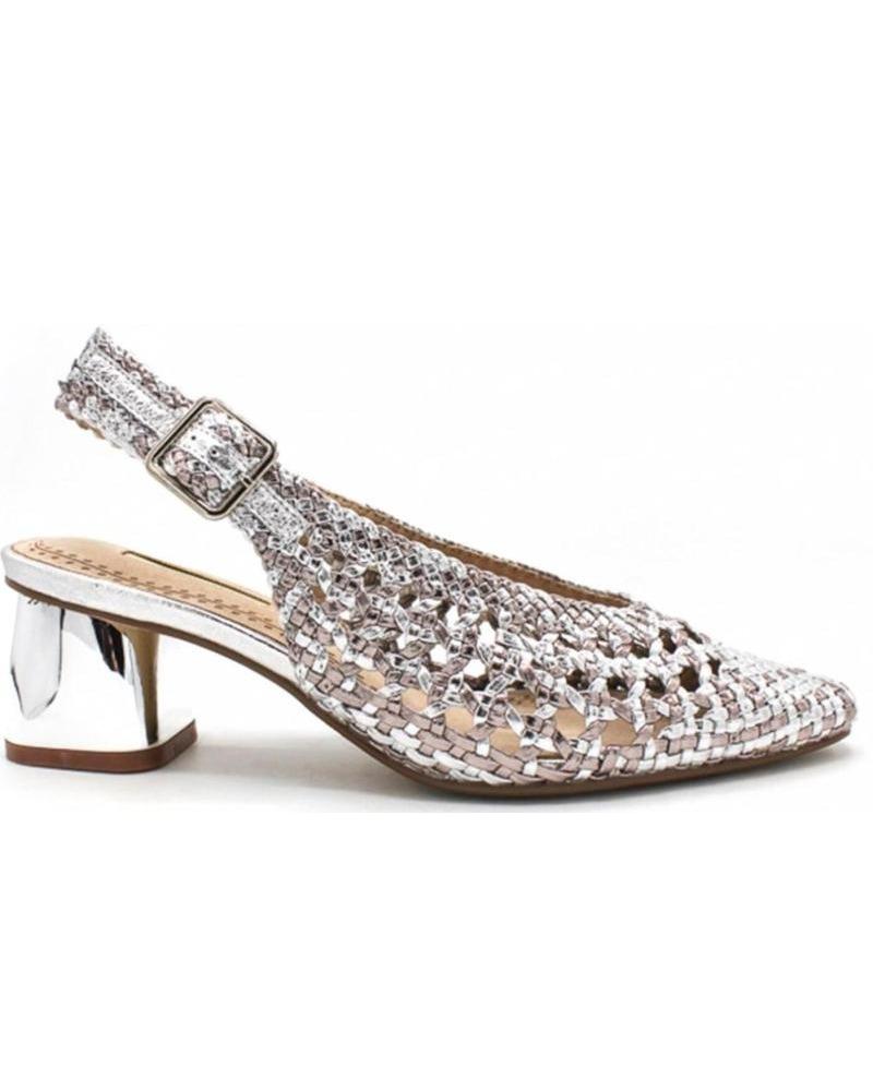 Sandali CORINA  per Donna ZAPATOS PRIMAVERA VERANO VESTIR PLATA-PLOMO M3177  PLATA