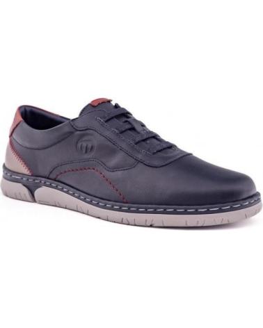 Sapatos de Homem CM MEDITERRANEA ALPARGATA FLEXIBLE MEDITERRANEA PIEL SERRAJE 10012 MARINO AZUL MARINO