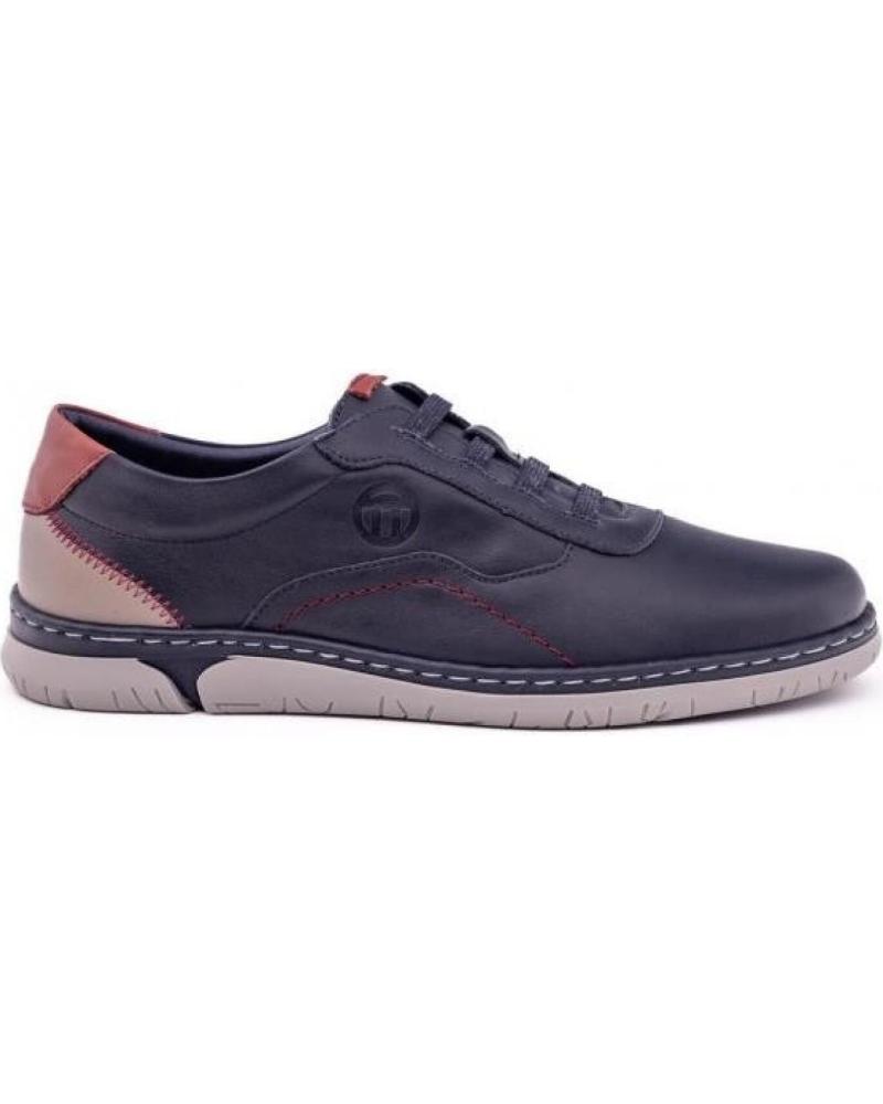 Sapatos de Homem CM MEDITERRANEA ALPARGATA FLEXIBLE MEDITERRANEA PIEL SERRAJE 10012 MARINO AZUL MARINO