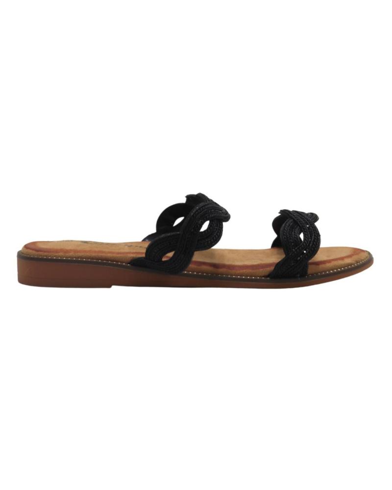 Woman Flip flops  SANDALIA STRASS CALZAPIES  523009 NEGRO