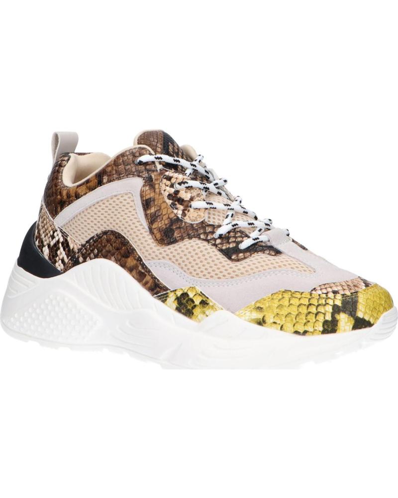 Beige Snake Print Steve Madden Sneakers Snake Sports-Shoes-De