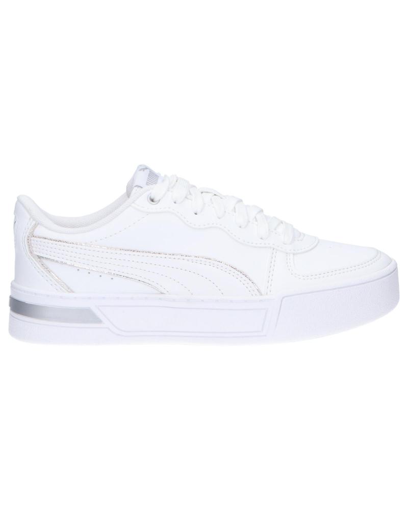 Zapatillas deporte PUMA  de Mujer y Niña y Niño 374797 PUMA SKYE METALLIC  01 WHITE