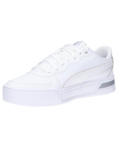 Zapatillas deporte PUMA  de Mujer y Niña y Niño 374797 PUMA SKYE METALLIC  01 WHITE