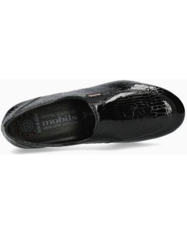 Sapatos MOBILS  de Mulher ZAPATOS ABOTINADOS BERTRANE  BLACK