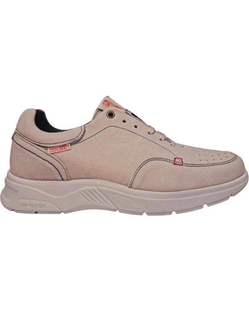 Zapatos RIVERTY  de Hombre y Niño BARRAN  GRIS