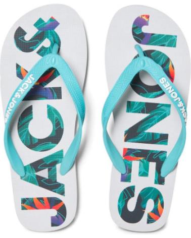 Infradito Uomo JACK & JONES Jfwlogo Palm Print - Design Con Stampo A Palma - 3