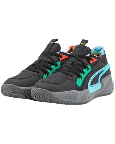 Scarpe sport PUMA  per Uomo ZAPATILLAS COURT RIDER CHAOS BLACK  NEGRO