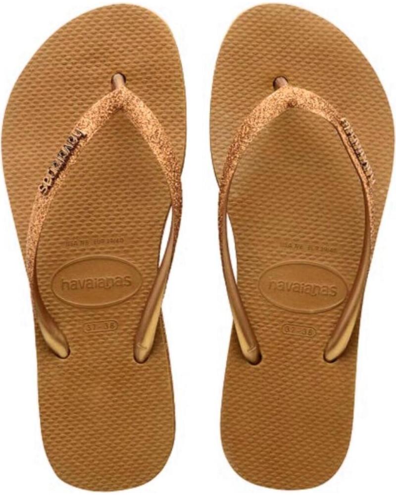 Tongs HAVAIANAS  pour Femme ESCLAVA  1856 BRONZE