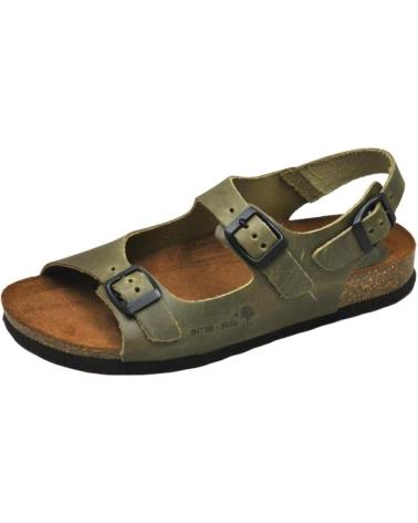 Sandalias de Mujer INTERBIOS INTER-BIOS 7112 SANDALIA PIEL BIO MUJER KAKI