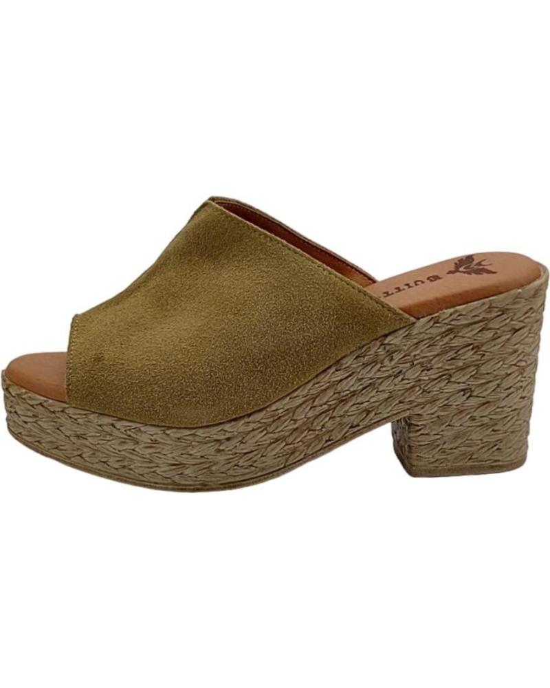 Sapatos de salto de Mulher BUITTOS OF COLORS ZUECO PIEL BT2 CAMEL