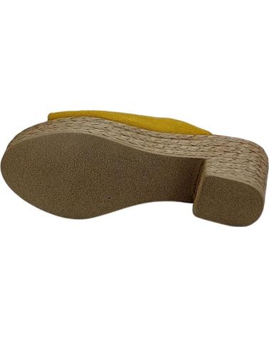 Sapatos de salto de Mulher BUITTOS OF COLORS ZUECO PIEL BT2 MOSTAZA