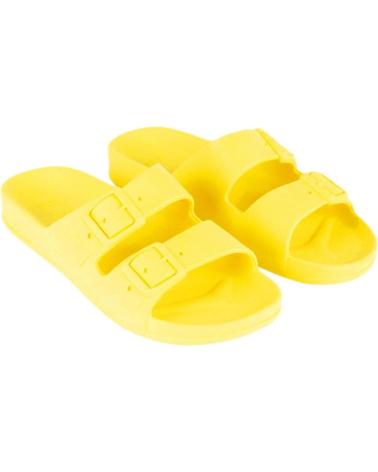 Tongs CACATOES  pour Femme CHANCLAS MUJER BAHIA YELLOW FLUOR 21S1004  AMARILLO