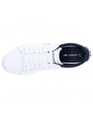 Sportschuhe für Herren LACOSTE 39SMA0033 CARNABY EVO 407 WHT-NVY-RED