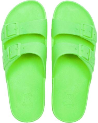 Tongs CACATOES  pour Femme CHANCLAS MUJER BAHIA GREEN 21S1004  VERDE