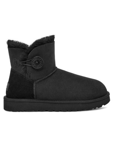 Stivaletti per Donna e Bambina UGG AUSTRALIA MINI BAILEY BUTTON II BLACK NEGRO