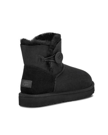 Stivaletti per Donna e Bambina UGG AUSTRALIA MINI BAILEY BUTTON II BLACK NEGRO