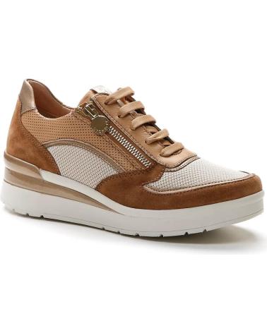 Deportivas de Mujer STONEFLY CREAM 40 VELOUR-TEXTILE-NAPPA LTH 218968 MARRN MARRóN