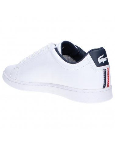 Sportschuhe für Herren LACOSTE 39SMA0033 CARNABY EVO 407 WHT-NVY-RED