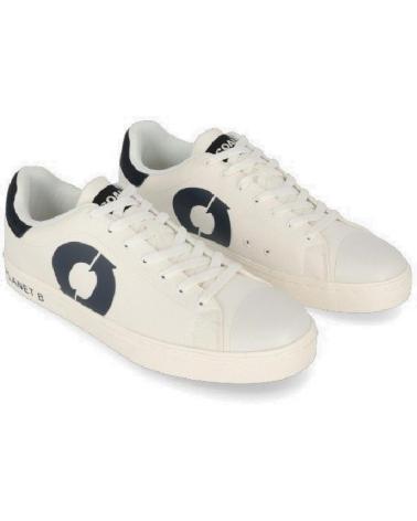 Deportivas de Hombre ECOALF SANDFORD WHITE-BLUE BLANCO