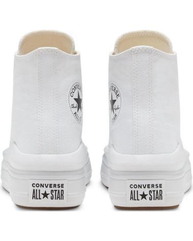 Deportivas de Mujer y Niña CONVERSE CHUCK TAYLOR ALL STAR MOVE 568498C BLANCO
