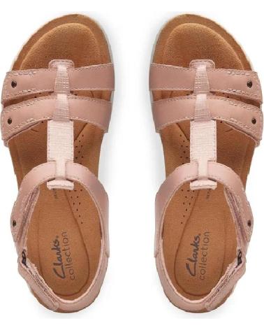 Woman Sandals CLARKS APRIL COVE 26170513 BEIGE ROSA