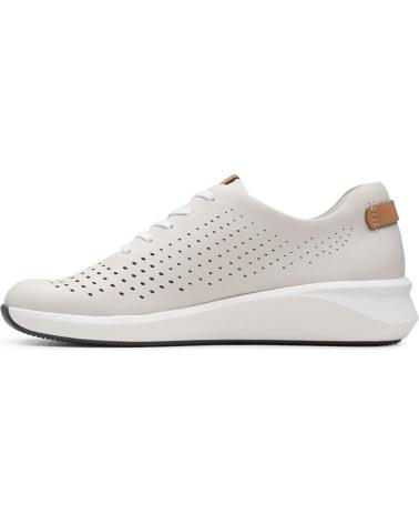 Woman Trainers CLARKS UN RIO TIE WHITE BLANCO