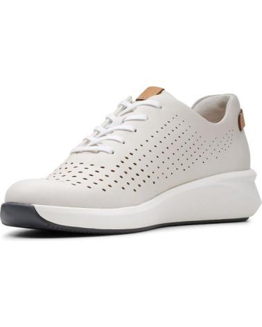 Woman Trainers CLARKS UN RIO TIE WHITE BLANCO