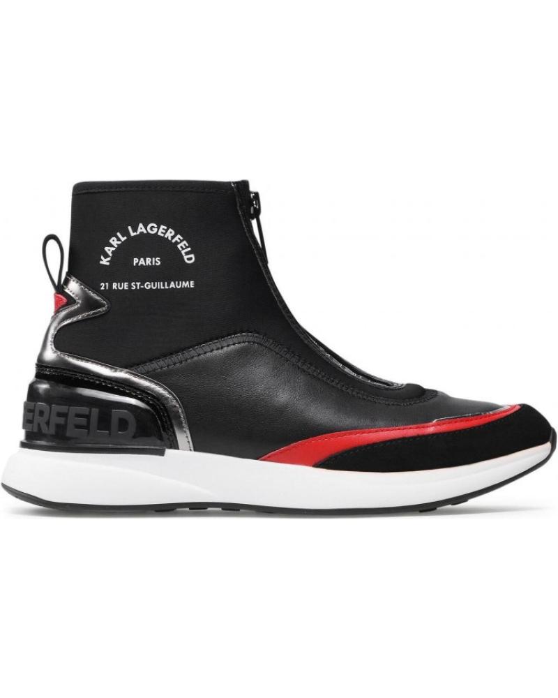 Botines de Hombre  KARL LAGERFELD FINESSE -LEGERE ZIP LTHR KL62155 NEGRO