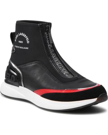 Botines de Hombre  KARL LAGERFELD FINESSE -LEGERE ZIP LTHR KL62155 NEGRO