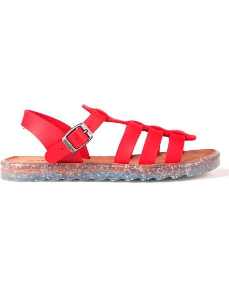 Sandali RECYKERS  per Donna e Bambina SANDALIKA RECYCLED VEGAN KIM  RED