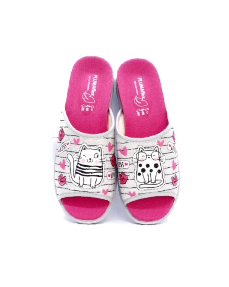 Pantofole PLUMAFLEX  per Donna - CHINELA GATOS AMOROSOS  GATO