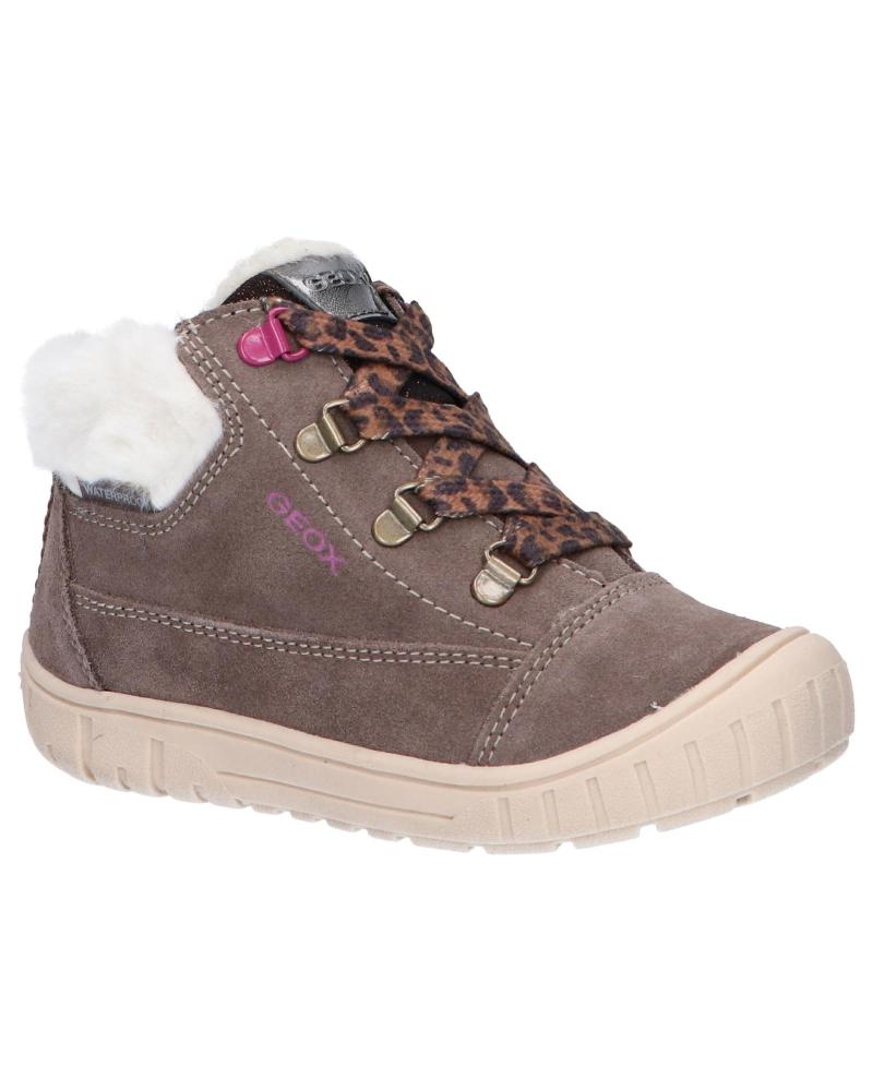 Bottes De Nina GEOX B OMAR GIRL WPF A MARRON