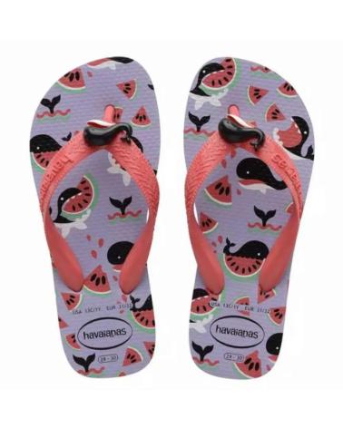 Chanclas de Niña y Niño HAVAIANAS CALZADO KIDS FANTASY CF LILA