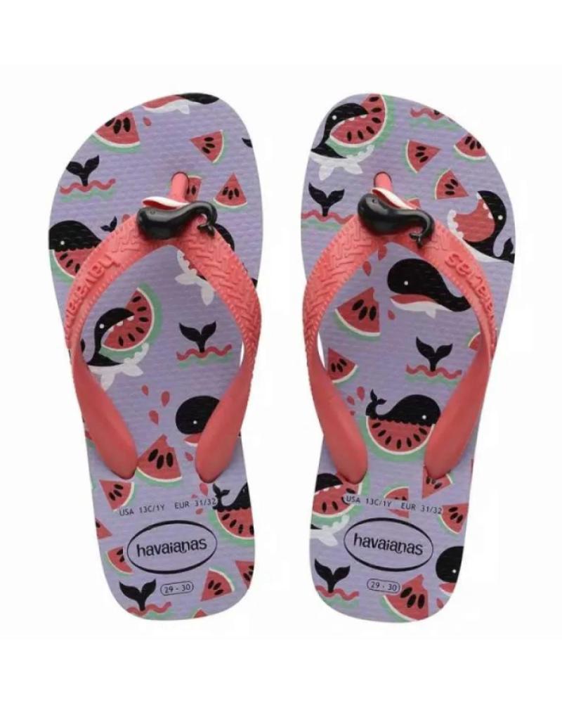 Chanclas de Niña y Niño HAVAIANAS CALZADO KIDS FANTASY CF LILA