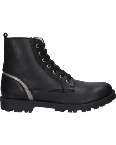 Boots für Mädchen KICKERS 830040 GROOKE 81 NOIR ARGENT
