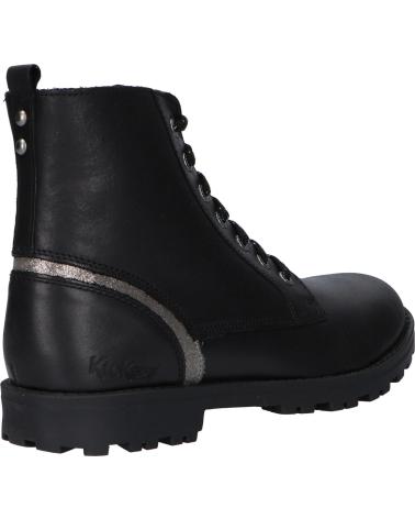 Boots für Mädchen KICKERS 830040 GROOKE 81 NOIR ARGENT