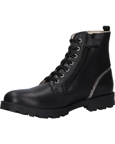 Boots für Mädchen KICKERS 830040 GROOKE 81 NOIR ARGENT