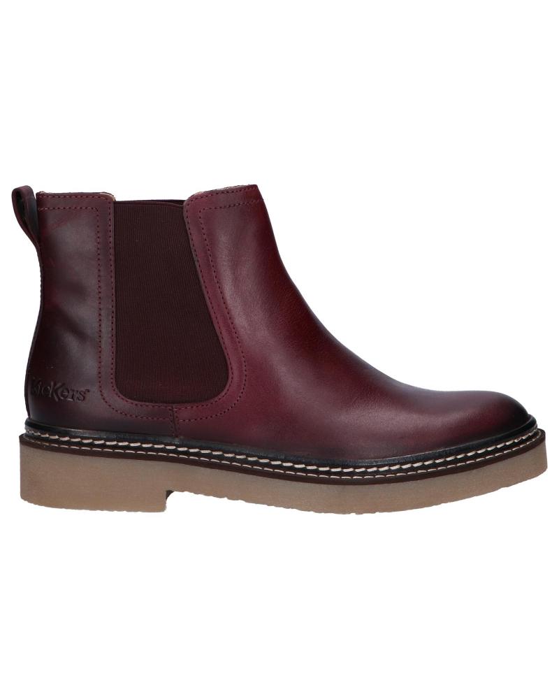 Woman Mid boots KICKERS 512109 OXFORDCHIC 182 BORDEAUX