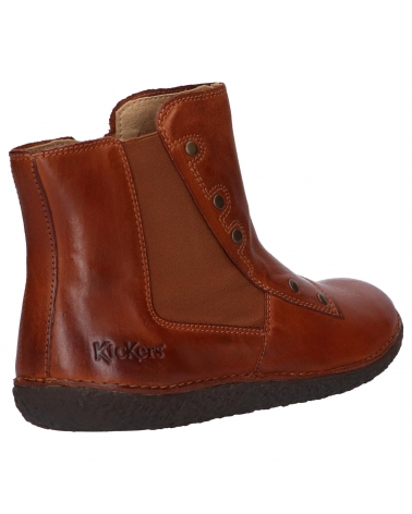 Bottines KICKERS  pour Femme 576064 HAPPLI  114 CAMEL