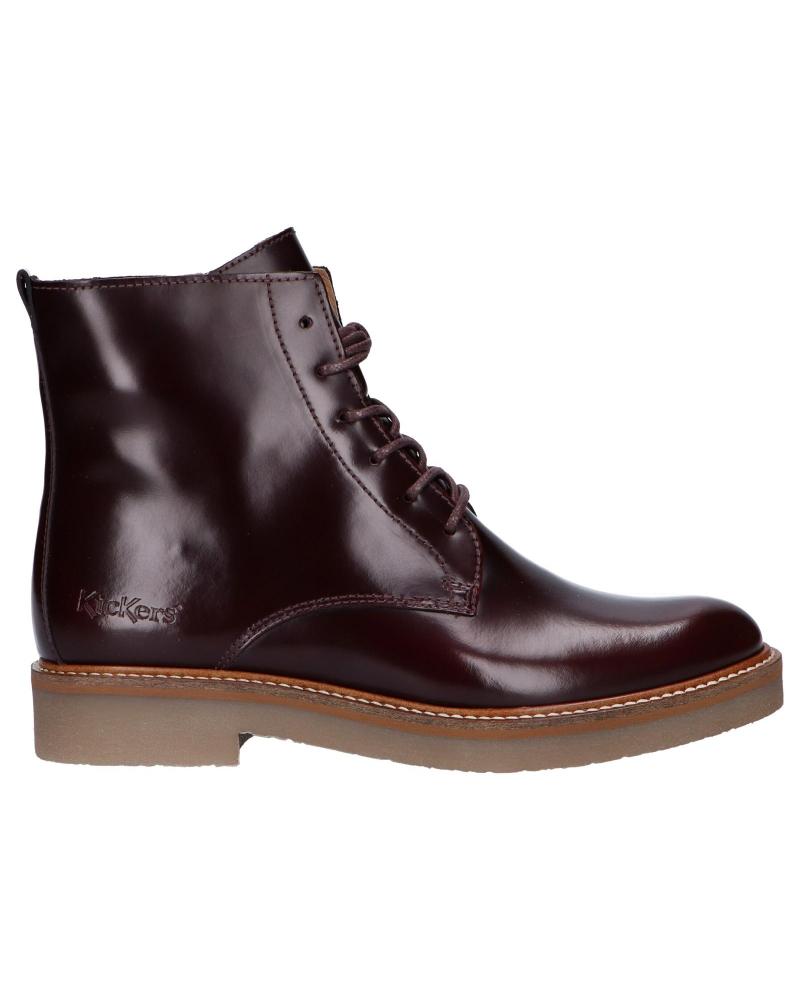 Bottes KICKERS  pour Femme 655567 OXIGENO  18 BORDEAUX