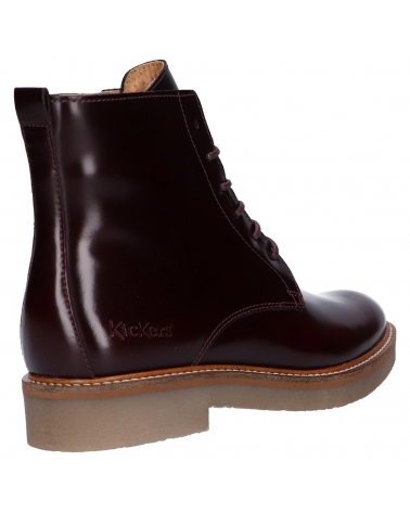 Bottes KICKERS  pour Femme 655567 OXIGENO  18 BORDEAUX