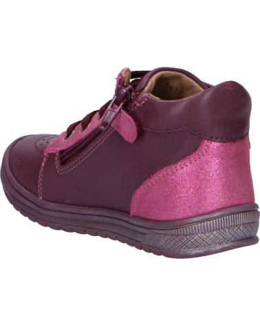 Botines de Niña KICKERS 829930 BILOP 143 VIOLET FONCE METALLISE