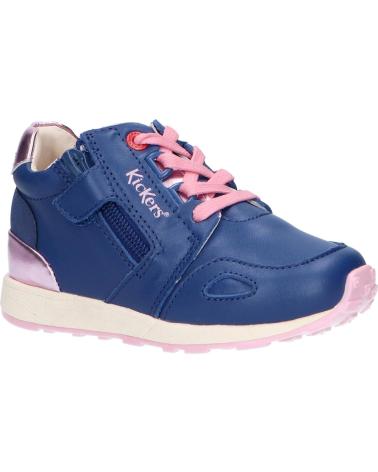 Zapatillas deporte de Niña y Niño KICKERS 829780 DENVER MID 52 BLEU ROSE