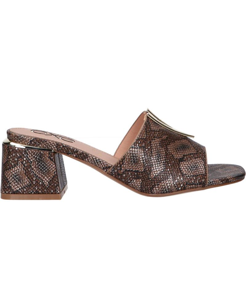 Sandales EXE  pour Femme CARMEN-107  SNAKE BROWN